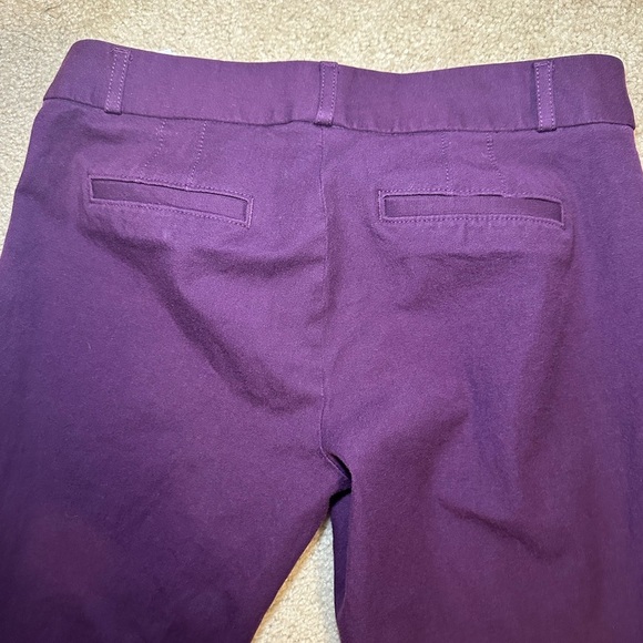 Banana Republic: Women size 6 Dress Pants Purple - Picture 4 of 4